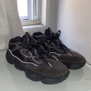 Men's Black Chunky Athletic Sneakers